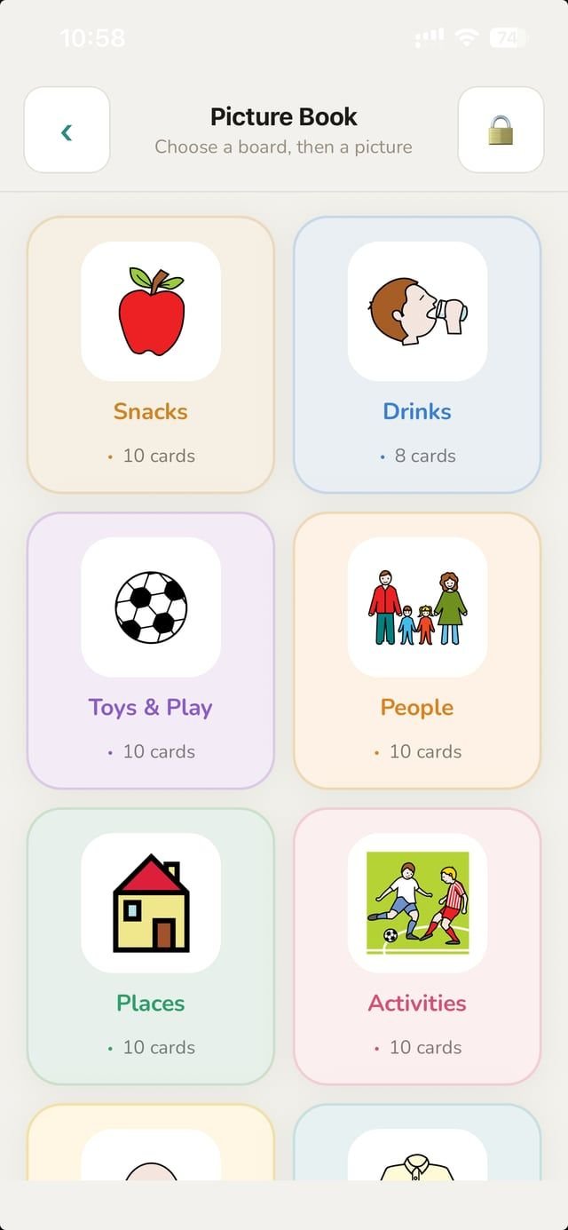 Mozhima Picture Book on iPhone